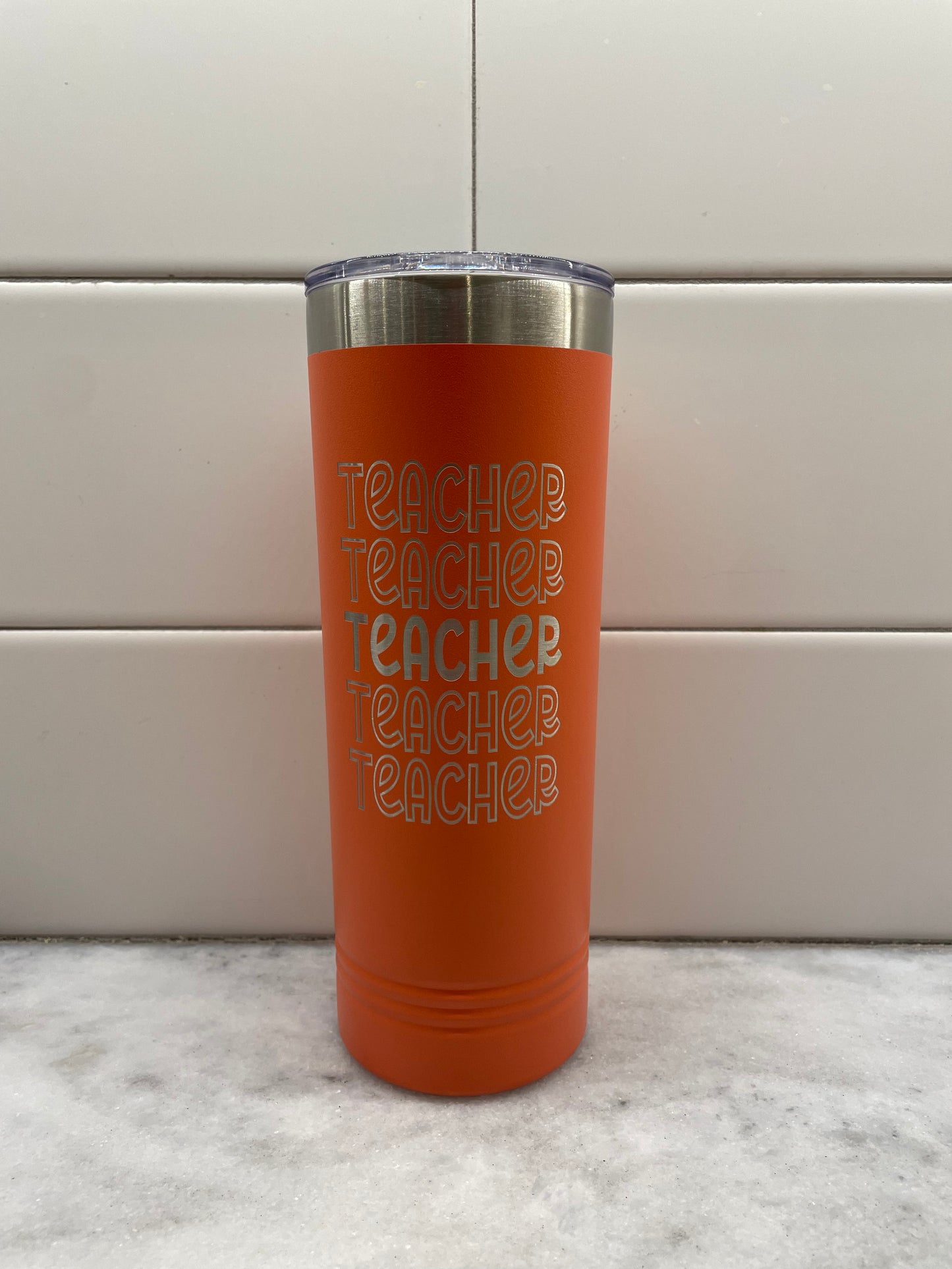 Teacher Stacked 22oz